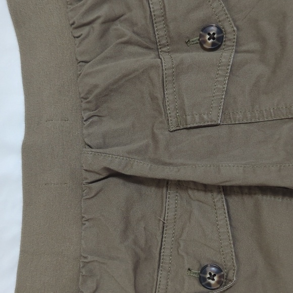 Madewell Twill Drawstring Jogger Pants, Color Distant Surplus Size XXS - Picture 11 of 16